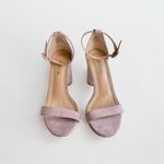 JustFab Blush Pink Block Heels Size 5.5 Photo 1