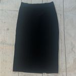 Uniqlo  black knee length knit skirt Photo 3