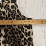 INC  Womens Small brown sand Leopard Halter Keyhole soft casual Party Dress Photo 6