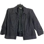 Dress Barn Women's Dark Denim Blazer Photo 0