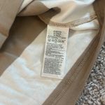 Old Navy Petite Beige Long Sleeve Striped T Shirt Dress Sz MP Photo 8