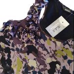 Kensie Dress Crepe Chiffon Ruffle Floral Summer Sheath Dress NWT Photo 5