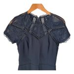 Harlyn Kaci Jumpsuit black size small with lace trim Photo 5