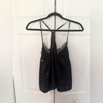NWT Love, Fire Black Lace Trim Tank Camisole Satin Top Size Small Photo 6
