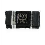 MCM Rare Crossbody/Clutch in Black Suede a… Photo 0