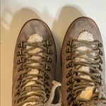Jeffrey Campbell Taupe Suede Leather Lace-Up Boots Size 8.5 Photo 6