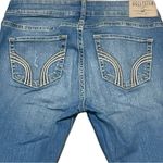 Hollister  Super Skinny Distressed Light Wash Blue Jean 0 Concert Edgy Streetwear Photo 3