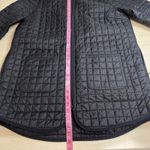 Athleta  Quilted Bomber Jacket Black Zipper Pockets Long Sleeve XL Photo 9