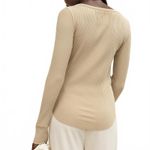 American Eagle AE Aerie Essential Henley Layering T-Shirt  Empire Cream NWT XL Photo 4