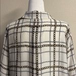 7 For All Mankind  Chain Print Blouse | Tie Front | Short Sleeve | Size M Photo 6