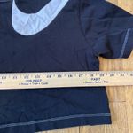 Nike Sportswear Mirrored Swoosh T Shirt Small Crop Top Oversized Relaxed Fi Photo 3