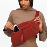 Lululemon RARE NWT On The Beat Belt Bag Sherpa Burt Orange Photo 0
