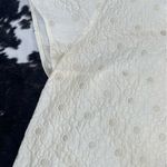 Atelier Orion Women’s Textured Flower Boxy Short Sleeve Size Large Photo 4