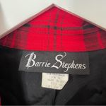 Barrie Stephens Vintage 90s Plaid Blazer Jacket & Shorts Matching Two Piece Set Red Size 14 Photo 2