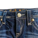 Rock Revival  Celine Stretch Mini Jeans Skirt Downtown Girl Retro Glam City Chic Photo 4