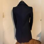 ZARA NWT Manteco (Italian Wool) Navy Blue Coat Photo 14