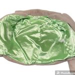 Beige Plush Faux Fur Crop Jacket size M Salgunamu Brazil Vegan Teddy Bear Size M Photo 3