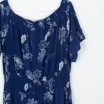 City Chic Womens Floral Off The Shoulder Smocked Maxi Dress Size S/16 Boho Photo 8