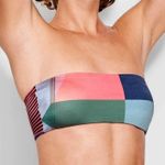 Seafolly Size 6 Dalia Geometric Bandeau Bikini Top Photo 1