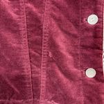 Forever 21 Velvet Sherpa Barn Jacket Womens S Burgundy Casual Western Cowgirl Photo 6