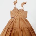 Karina Grimaldi Felicia Embellished Dress in Biscuit XS Photo 8