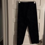 Lace Velvet Design Black Pants Size 10 Photo 3