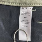 Athleta  Flex Straight Crop Jean in Olive Green‎ Size 8P Denim Photo 7