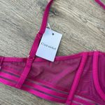 Amazon Raspberry Lace Unlined Underwire Bra sz M Photo 4