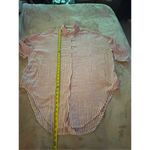 Holding Horses Anthropologie Holding Horse Oversize Button Down Blouse Red White Stripes M/L Photo 10