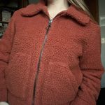 Aeropostale Burnt Orange Sherpa Fall Jacket Photo 0