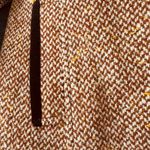 Marvin Richards Vintage  Tweed Pea Coat Wool Fur Collar Classic Timeless Size S Photo 7