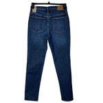 Madewell  SZ 27 Stovepipe Full-Length Jeans Hi-Rise Zip-Fly Pocket Whiskered Blue Photo 3