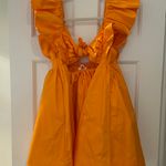 For Love & Lemons Clementine Mini Dress (Orange) Photo 2