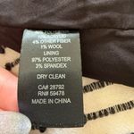 Christian LaCroix | Black Boucle Vegan Croc Leather Button front Mini Skirt Sz 2 Photo 5