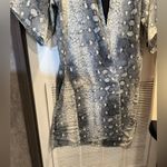 Women's Snake Print Fashion Kimono, Size M Gray Size M Photo 4