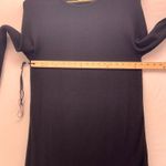 J Jill Merino Wool Sweater Dress Black Medium Photo 11