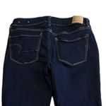 American Eagle  AEO Hi Rise Jegging 8 Dark Denim Jeans Super Stretch Photo 4