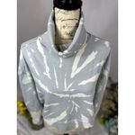 525 America Turtleneck Dolman Sleeves Sweatshirt Gray White M Size M Photo 2