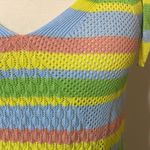 Topshop  stripe pointelle midi dress in multi Photo 3