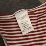 Calvin Klein  Red White Striped Tank & Shorts Pajama Set SIZE S Photo 2