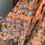 Aura  womens Just Follow Me floral tiered boho maxi dress orange XL Photo 3