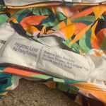 Time and Tru V Wire Detail One Piece Shirred Waist Tropical Swimsuit Photo 8