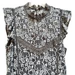 ZARA green black contrasting lace dress size Large Photo 13