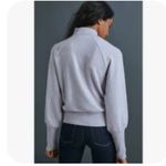 Maeve Anthropologie Laney Marled Lilac Mock Neck Balloon Sleeve Sweater Size S Photo 3