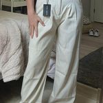 Daisy Grace Wide Leg High Waisted Tan Pant Photo 1