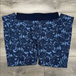 Athleta  Trekkie North Floral Print Mid Rise Ankle Jogger Pants Blue Size 6 Photo 4