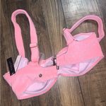 Victoria's Secret NWT  Pink Terry bustier style bathing suit swim top spring Photo 2