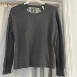 RVCA Open Back Gray Long Sleeve Top XS Photo 2