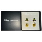 BaubleBar DISNEY Dangle Earrings- MICKEY mouse In Pineapple New in box tropical Photo 1