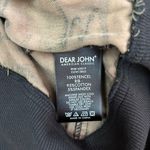 Dear John Casco Camo Bomber Jacket Size Medium Green Black Zip Up Tencel Photo 5